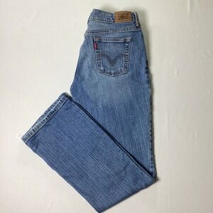 Levis 515 Size 6M Blue Bootcut Jeans Medium Wash Mid Rise Y2K Denim Pants